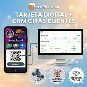 Suscripción Tarjeta + CRM Citas Clientes